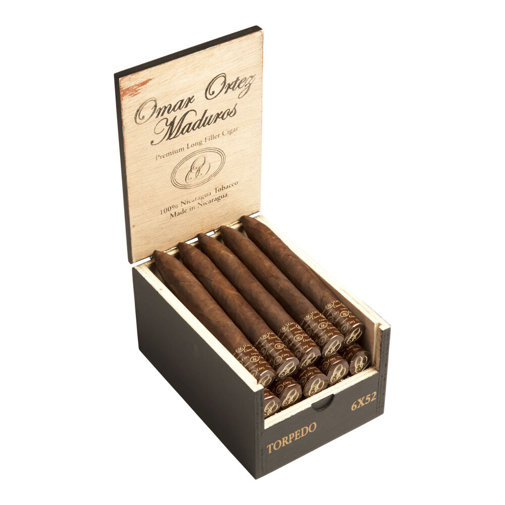 Omar Ortez Maduro Belicoso 52X6.1 Box of 20