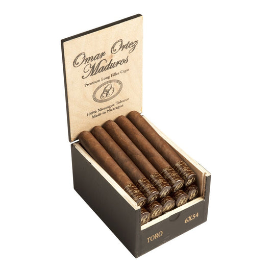 Omar Ortez Maduro Toro 54X6 Box of 20