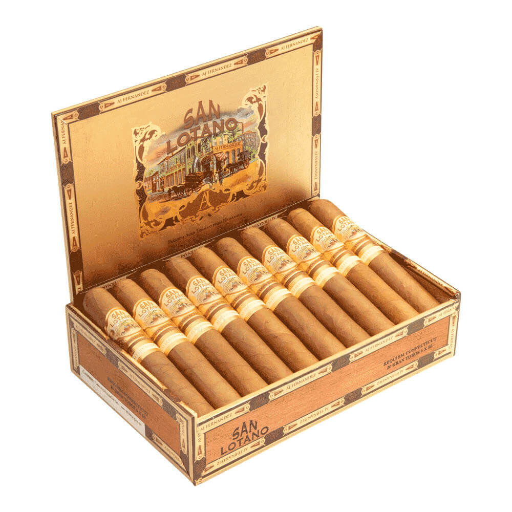 AJ Fernandez San Lotano Requiem Connecticut Gran Toro 60X6 Box of 20