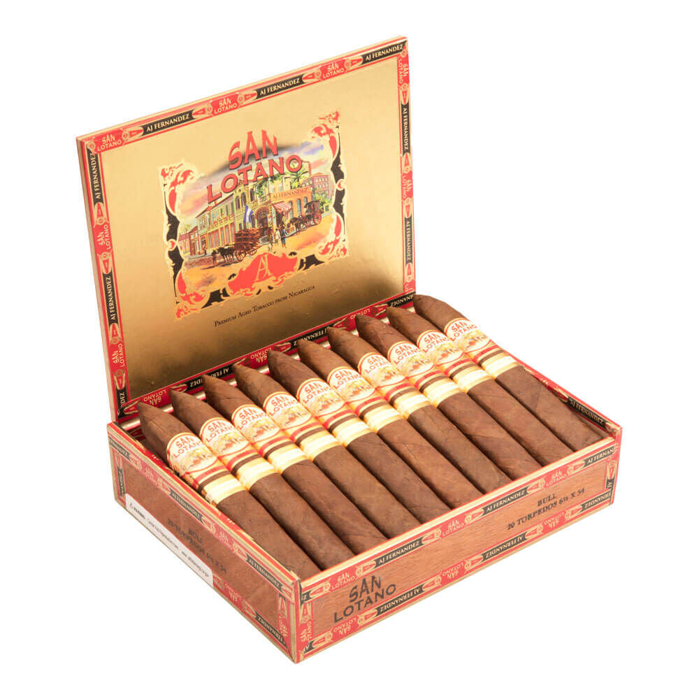 AJ Fernandez San Lotano Bull Torpedo 54X6 Box of 20
