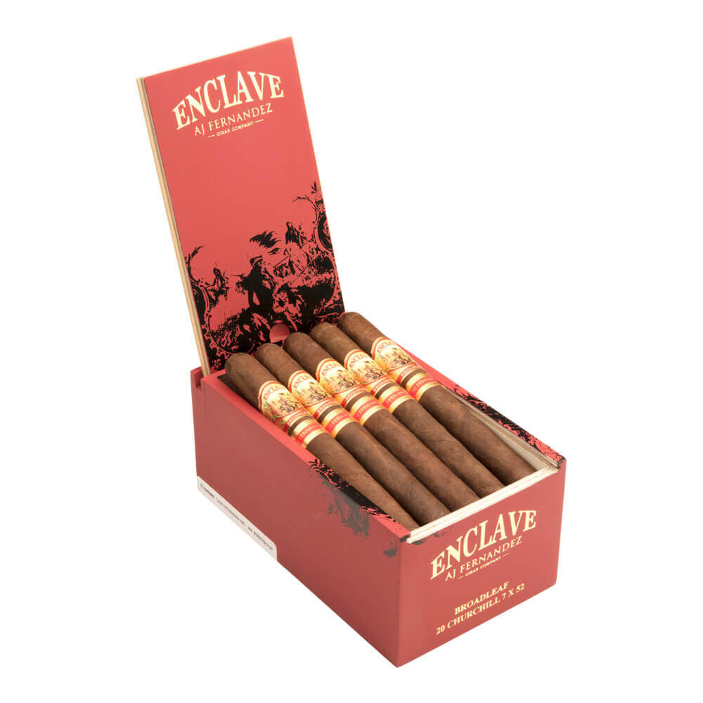 AJ Fernandez Enclave Broadleaf Churchill 52X7 Box of 20