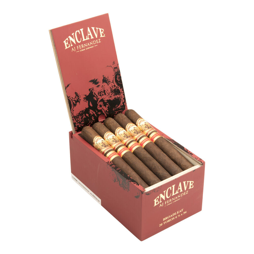 AJ Fernandez Enclave Broadleaf Toro 54X6.5 Box of 20