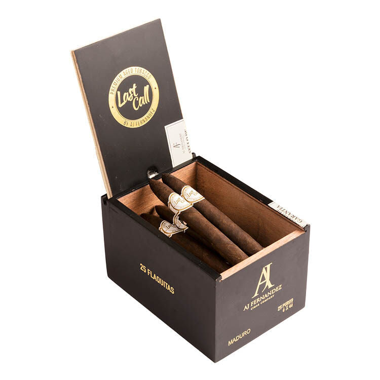 AJ Fernandez Last Call Maduro Flaquitas 46X6 Box of 25