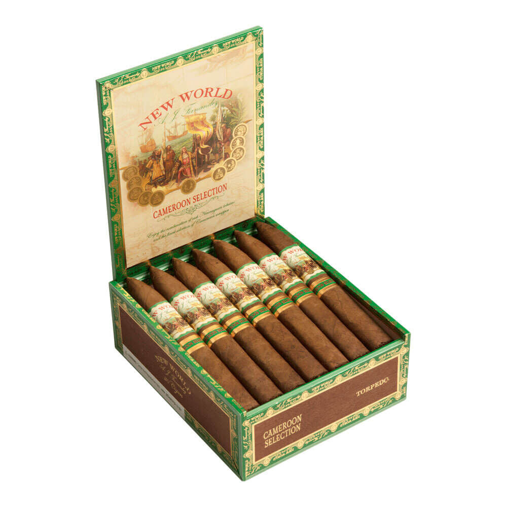 AJ Fernandez New World Cameroon Torpedo 52X6.5 Box of 20