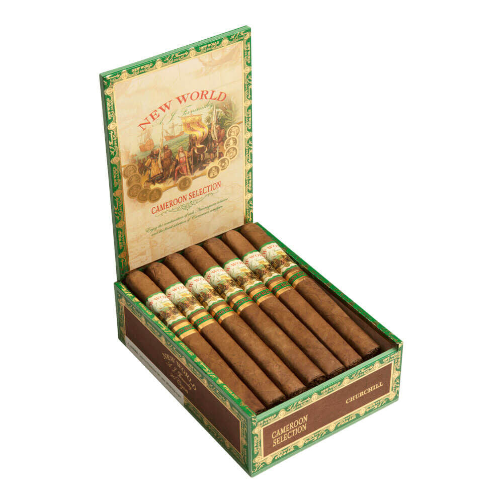 AJ Fernandez New World Cameroon Churchill 48X7 Box of 20