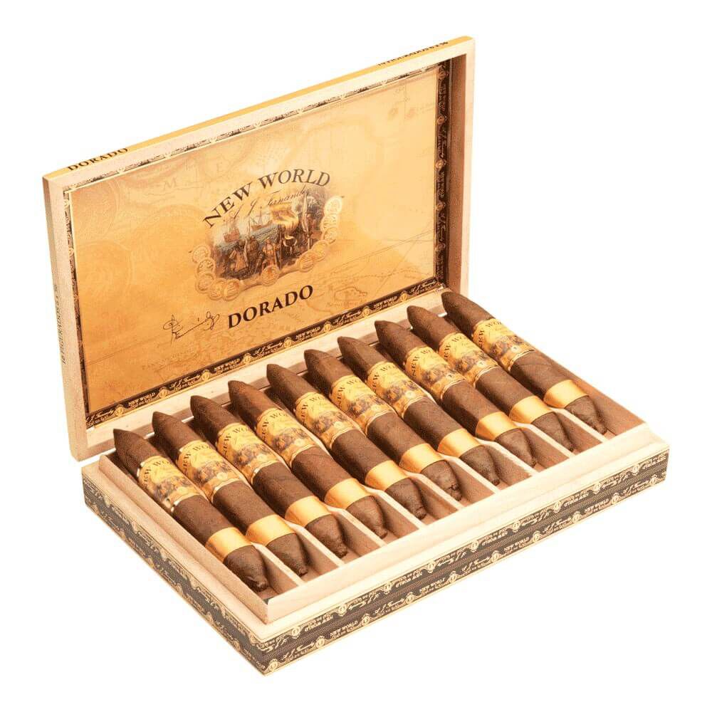AJ Fernandez New World Dorado Figurado 56X6 Box of 10