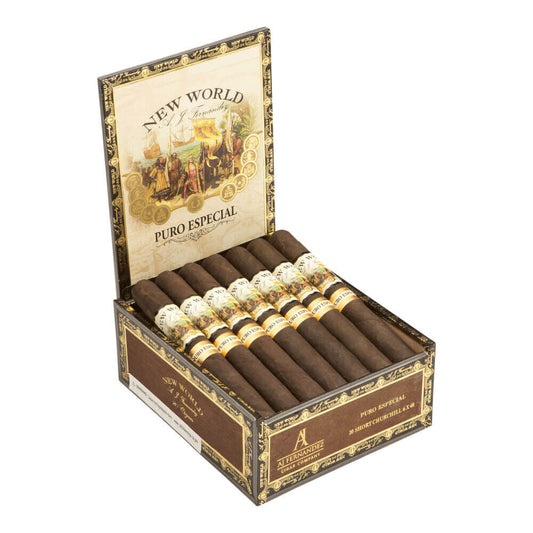 AJ Fernandez New World Puro Especial Short Churchill 48X6 Box of 20