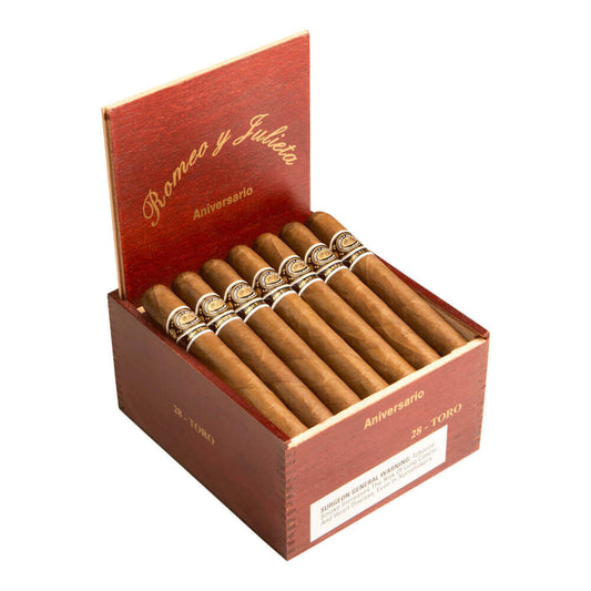 Romeo Y Julieta Aniversario Toro 54X6 Box of 28