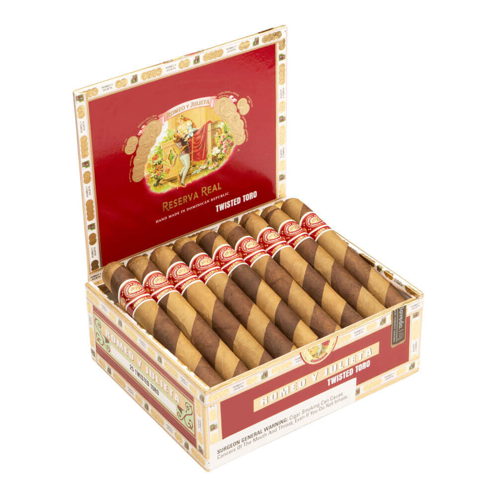 Romeo Y Julieta Reserva Real Twisted Toro 52X6 Box of 25
