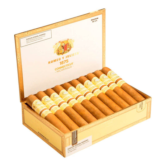 Romeo Y Julieta 1875 Connecticut Nicaragua Magnum 60X6 Box of 20